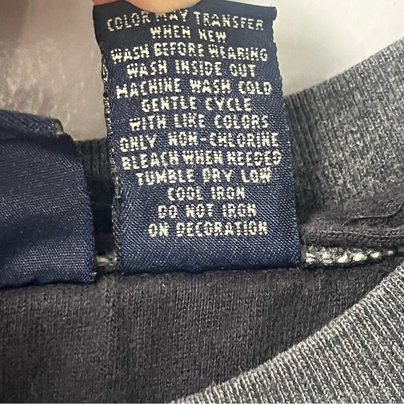 vintage aeropostale crewneck sweater gray yellow cotton poly blend fall y2k - Picture 7 of 13